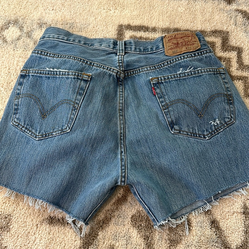 Levi's Blue Jean Shorts